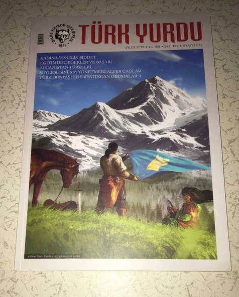 TÜRK YURDU Eylül 2019 Sayı 385 Söyleşi SİNEMA YÖNETMENİ ALPER ÇAĞLAR (Sahafiye Kitap) ürün görseli 1