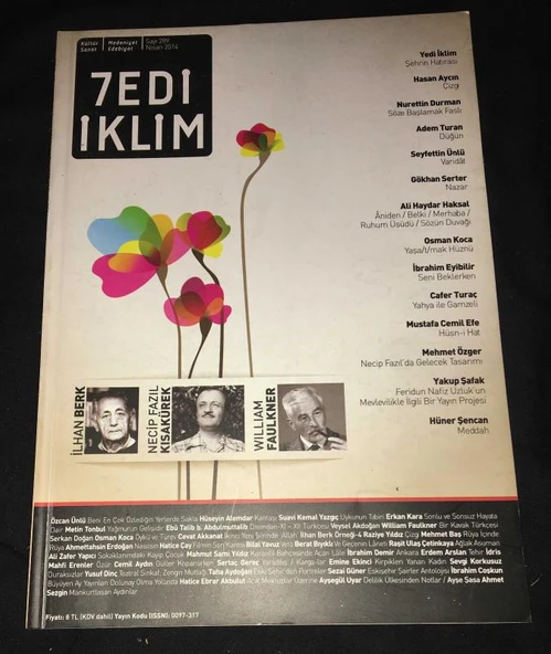 7EDİ İKLİM Nisan 2014 Sayı 289 Öykü ve Türev - OSMAN KOCA (Sahafiye Kitap) ürün görseli 1