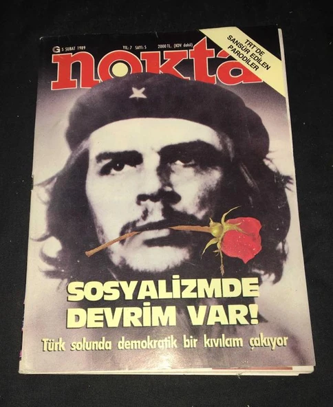 NOKTA Dergisi 5 Şubat 1989 Sayı 5 SOSYALİZMDE DEVRİM VAR (Sahafiye Kitap) ürün görseli 1