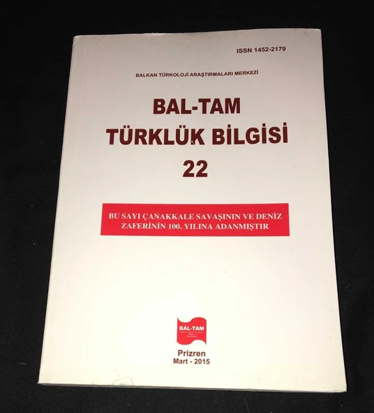 BAL - TAM TÜRKLÜK BİLGİSİ Sayı 22 (Sahafiye Kitap) ürün görseli 1