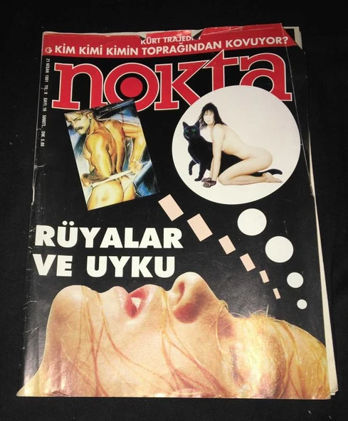 NOKTA Dergisi 21 Nisan 1991 Sayı 16 RÜYALAR VE UYKU [NE NERDE EKİ İLE BİRLİKTE] (Sahafiye Kitap) ürün görseli 1