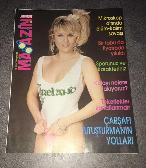 HÜRRİYET MAGAZİN 2-8 Şubat 1992 Sayı 44 (Sahafiye Kitap) ürün görseli 1