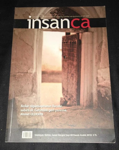 İNSANCA Dergisi Kasım Aralık 2010 Sayı 60 (Sahafiye Kitap) ürün görseli 1