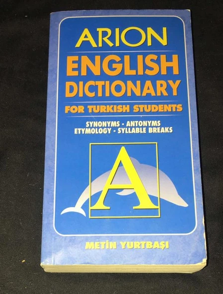 ENGLISH DICTIONARY FOR TURKISH STUDENTS Synonyms,Antonyms,Etymology,Syllable Breaks (Sahafiye Kitap) ürün görseli 1