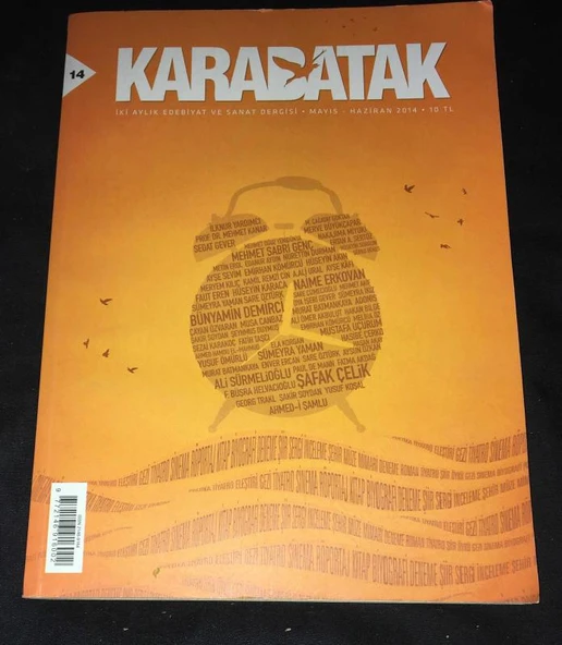 KARABATAK Dergisi Mayıs Haziran 2014 Sayı 14 Röportaj YUSUF ÖMÜRLÜ (Sahafiye Kitap) ürün görseli 1
