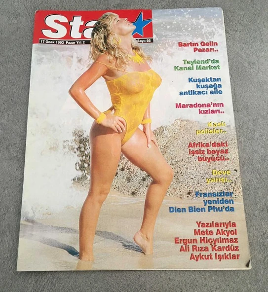 STAR Dergisi 17 Ocak 1993 Yıl 2 Sayı 66 BARTIN GELİN PAZARI (Sahafiye Kitap) ürün görseli 1