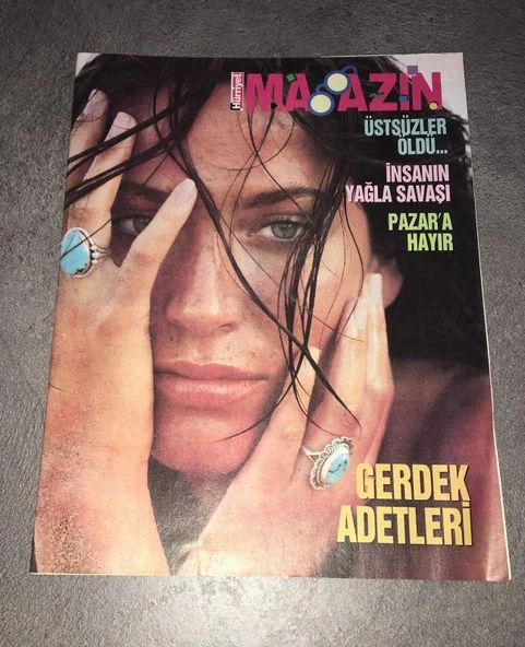 HÜRRİYET MAGAZİN 4-10 Ağustos 1991 Sayı 18 (Sahafiye Kitap) ürün görseli 1
