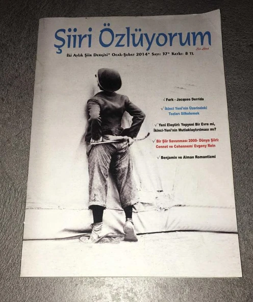 ŞİİRİ ÖZLÜYORUM Ocak Şubat 2014 Sayı 57 BENJAMİN VE ALMAN ROMANTİZMİ (Sahafiye Kitap) ürün görseli 1