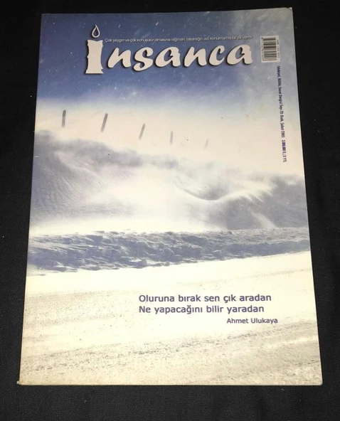 İNSANCA Dergisi Ocak Şubat 2005 Sayı 25 (Sahafiye Kitap) ürün görseli 1