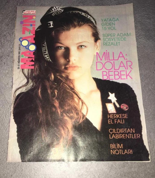 HÜRRİYET MAGAZİN 25-31 Ağustos 1991 Sayı 21 (Sahafiye Kitap) ürün görseli 1