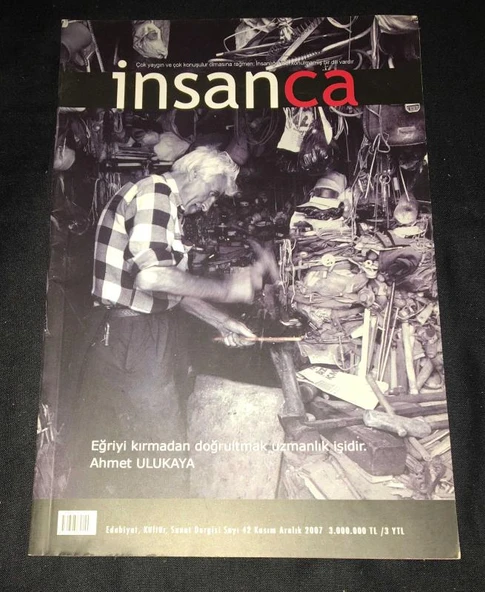 İNSANCA Dergisi Kasım Aralık 2007 Sayı 42 (Sahafiye Kitap) ürün görseli 1