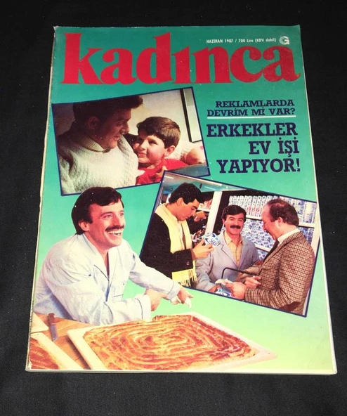 KADINCA Dergisi Haziran 1987 Sayı 103 REKLAMLARDA DEVRİM Mİ VAR [PATRONSUZ] (Sahafiye Kitap) ürün görseli 1