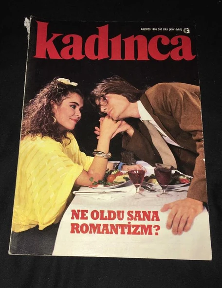 KADINCA Dergisi Ağustos 1986 Sayı 93 Kapak MÜGE TEZMAN - ŞÜKRÜ TÜREN [PATRONSUZ] (Sahafiye Kitap) ürün görseli 1