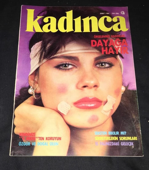 KADINCA Dergisi Şubat 1984 Sayı 63 Kapak FUNDA GÜNGÖR [PATRONSUZ] (Sahafiye Kitap) ürün görseli 1