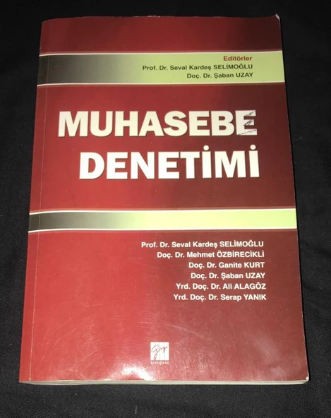 MUHASEBE DENETİMİ (Sahafiye Kitap) ürün görseli 1