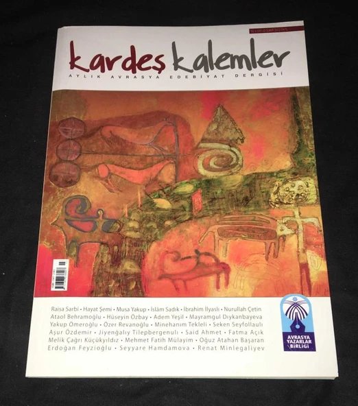 KARDEŞ KALEMLER Şubat 2012 Sayı 62 MİTOLOJİK TİMSALLER KLASİK EDEBİYAT-Seyyare Hamdamova (Sahafiye Kitap) ürün görseli 1
