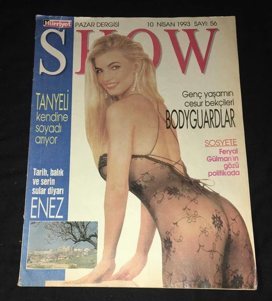 HÜRRİYET SHOW Pazar Dergisi 10 Nisan 1993 Sayı 56 (Sahafiye Kitap) ürün görseli 1