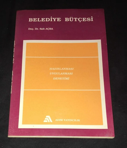 BELEDİYE BÜTÇESİ Hazırlanması Uygulanması Denetimi (Sahafiye Kitap) ürün görseli 1