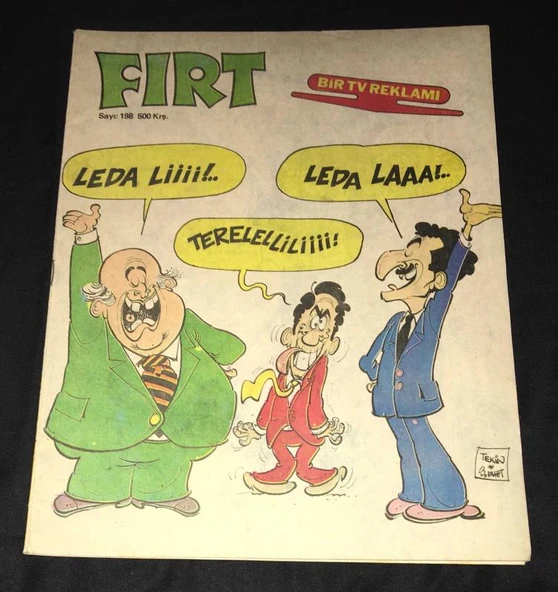 FIRT 25 Aralık 1979 Yıl 4 Sayı 198 (Sahafiye Kitap) ürün görseli 1