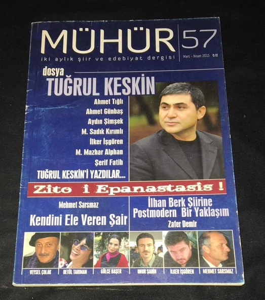 MÜHÜR Dergisi Mart Nisan 2015 Sayı 57 Dosya TUĞRUL KESKİN (Sahafiye Kitap) ürün görseli 1