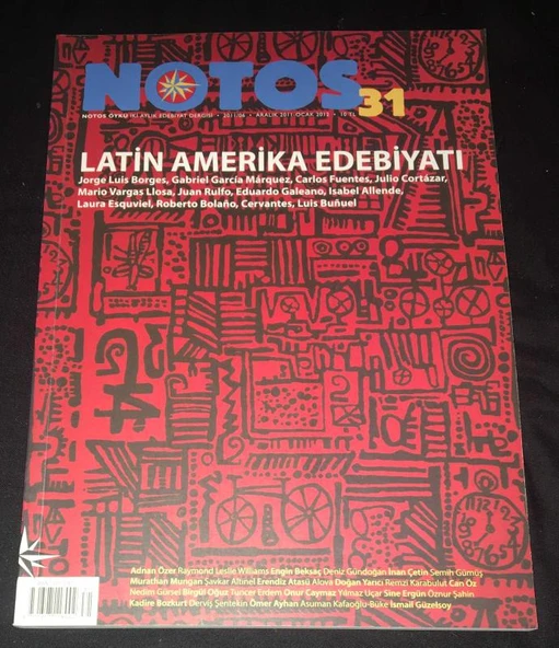 NOTOS ÖYKÜ Aralık 2011 Ocak 2012 Sayı 31 LATİN AMERİKA EDEBİYATI (Sahafiye Kitap) ürün görseli 1