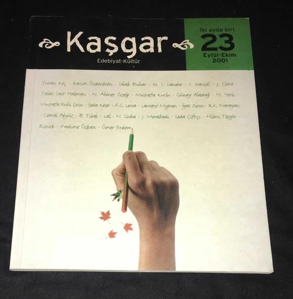 KAŞGAR Eylül Ekim 2001 Sayı 23 (Sahafiye Kitap) ürün görseli 1