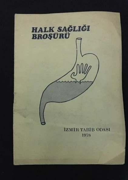 HALK SAĞLIĞI BROŞÜRÜ İzmir Tabib Odası 1978 (Sahafiye Kitap) ürün görseli 1