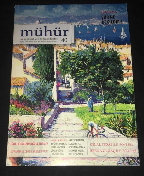 MÜHÜR Mayıs Haziran 2012 Sayı 40 Dosya: ŞİİR NE DEĞİLDİR (Sahafiye Kitap) ürün görseli 1