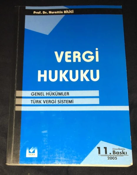 VERGİ HUKUKU Genel Hükümler - Türk Vergi Sistemi 11.Baskı (Sahafiye Kitap) ürün görseli 1