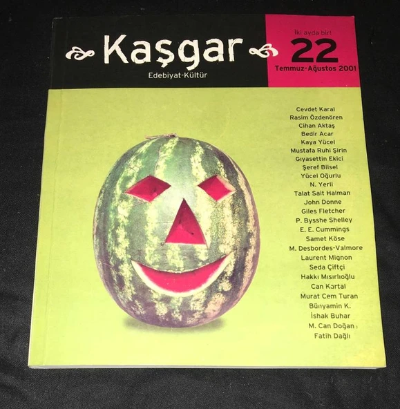 KAŞGAR Temmuz Ağustos 2001 Sayı 22 (Sahafiye Kitap) ürün görseli 1
