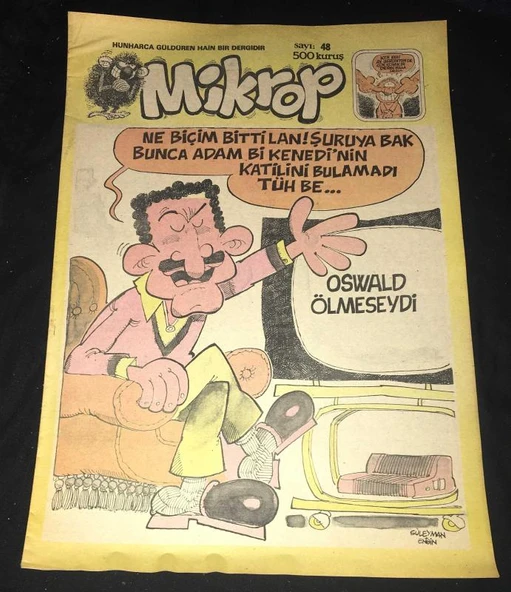 MİKROP 15 Şubat 1979 Yıl 1 Sayı 48 (Sahafiye Kitap) ürün görseli 1