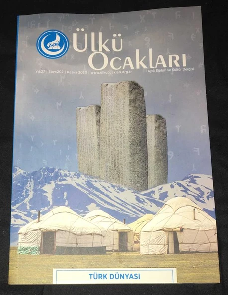 ÜLKÜ OCAKLARI Kasım 2020 Sayı 202 TÜRK DÜNYASI (Sahafiye Kitap) ürün görseli 1