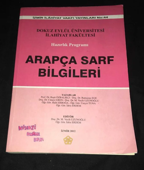 ARAPÇA SARF BİLGİLERİ (Sahafiye Kitap) ürün görseli 1