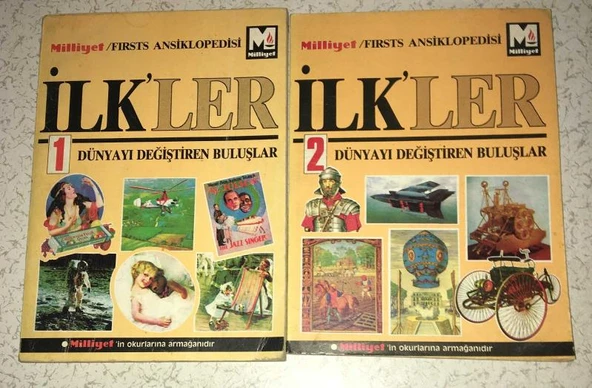 Milliyet İLK'LER ANSİKLOPEDİSİ 2 Cilt [Takım] (Sahafiye Kitap) ürün görseli 1