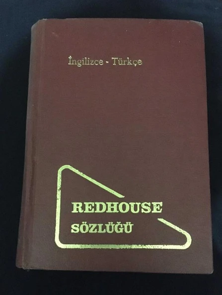 İngilizce - Türkçe REDHOUSE SÖZLÜĞÜ Redhouse English-Turkish Dictionary [1982 Eight edition] BÜYÜK BOY (Sahafiye Kitap) ürün görseli 1