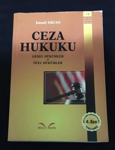 CEZA HUKUKU Genel Hükümler - Özel Hükümler [Yenilenmiş 4.Bası] [2.EL KİTAPTIR] (Sahafiye Kitap) ürün görseli 1