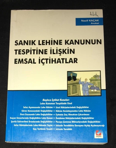 SANIK LEHİNE KANUNUN TESPİTİNE İLİŞKİN EMSAL İÇTİHATLAR (Sahafiye Kitap) ürün görseli 1