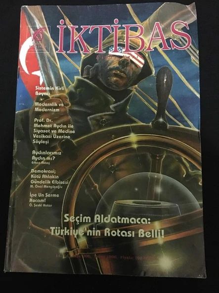 İKTİBAS Dergisi Şubat 1996 Sayı 206 Seçim Aldatmaca: TÜRKİYE'NİN ROTASI BELLİ (Sahafiye Kitap) ürün görseli 1