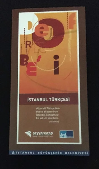 İSTANBUL TÜRKÇESİ (Sahafiye Kitap) ürün görseli 1