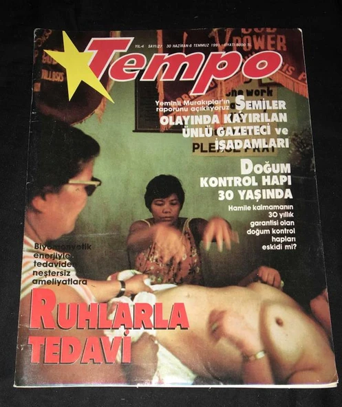 TEMPO 30 Haziran-6 Temmuz 1991 Sayı 27 ŞEMİLER OLAYINDA KAYIRILAN ÜNLÜ GAZETECİ VE İŞADAMLARI (Sahafiye Kitap) ürün görseli 1