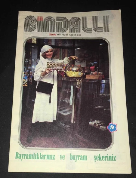BİNDALLI No 9 BAYRAMLIKLARINIZ VE BAYRAM ŞEKERİNİZ (Sahafiye Kitap) ürün görseli 1