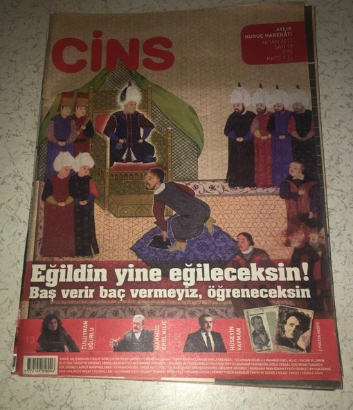 CİNS Nisan 2017 Sayı 19 [posterli] (Sahafiye Kitap) ürün görseli 1