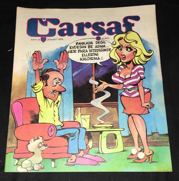 ÇARŞAF Dergisi 29 Mart 1978 Sayı 14 (Sahafiye Kitap) ürün görseli 1