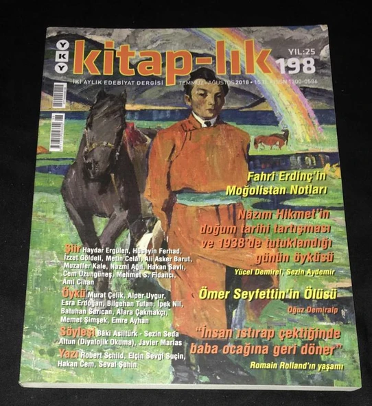 KİTAP-LIK Temmuz Ağustos 2018 Sayı 198 ÖMER SEYFETTİN'İN ÖLÜSÜ-OĞUZ DEMİRALP (Sahafiye Kitap) ürün görseli 1
