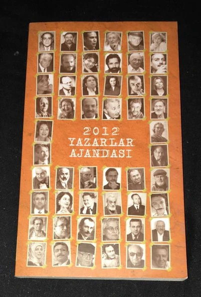 2012 YAZARLAR AJANDASI [2.EL AJANDA] (Sahafiye Kitap) ürün görseli 1