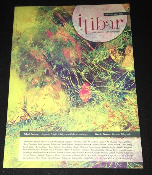 İTİBAR Dergisi Eylül 2015 Sayı 48 (Sahafiye Kitap) ürün görseli 1