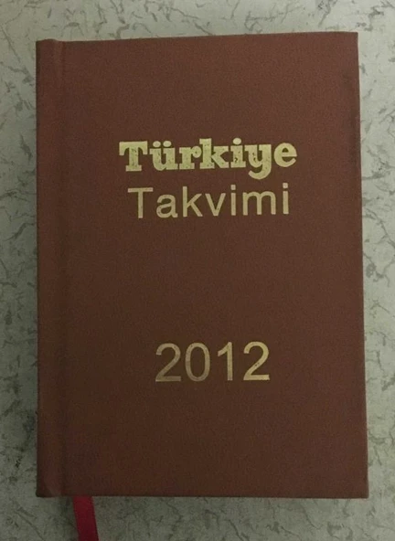 TÜRKİYE TAKVİMİ 2012 [Tam ve Ciltli] (Sahafiye Kitap) ürün görseli 1