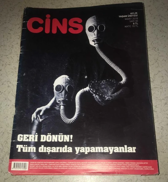 CİNS Mart 2018 Sayı 30 [posterli] (Sahafiye Kitap) ürün görseli 1