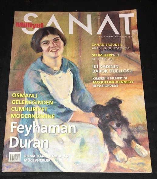 MİLLİYET SANAT DERGİSİ Ocak 2017 Sayı 694 OSMANLI GELENEĞİNDEN CUMHURİYET MODERNİZMİNE FEYHAMAN DURAN (Sahafiye Kitap) ürün görseli 1