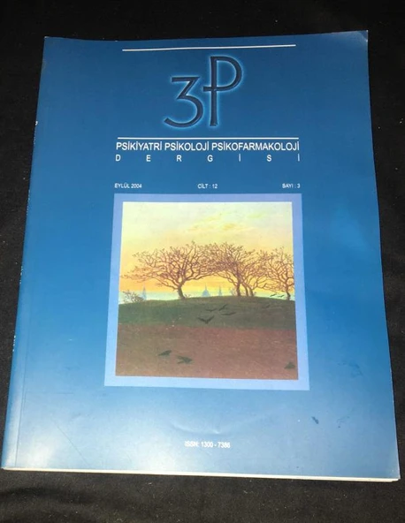 3P Psikiyatri Psikoloji Psikofarmakoloji Dergisi Eylül 2004 Cilt 12 Sayı 3 (Sahafiye Kitap) ürün görseli 1
